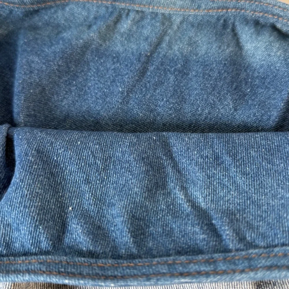 Longaberger Fabric Basket Liner Protector Denim Blue Catalog New Vintage‎ 85-12